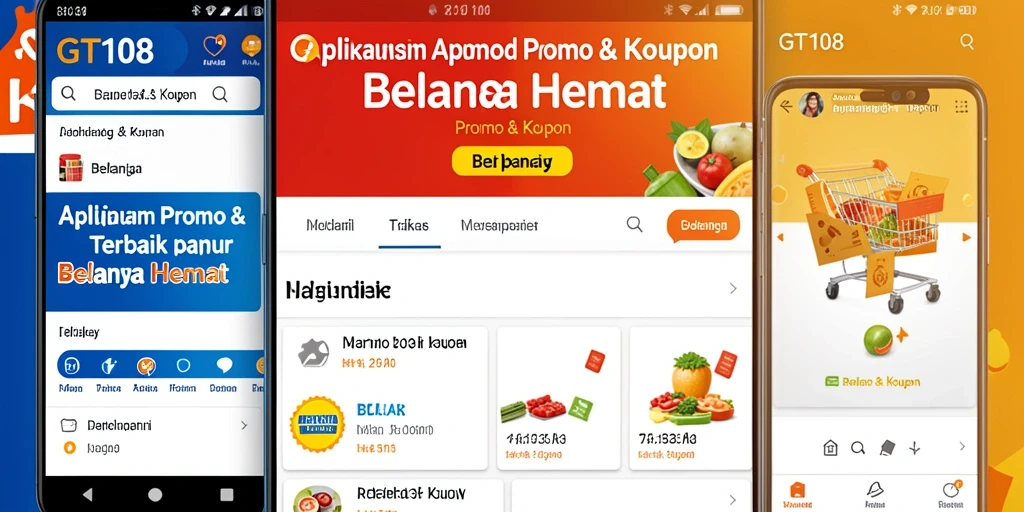 Tampilan antarmuka aplikasi GT108 dengan penawaran promo terbaru.